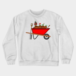 Red Wheelbarrow Crewneck Sweatshirt